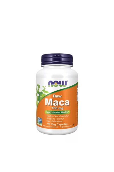 Now Foods Мака сурова без ГМО 750мг – 90 растителни капсули