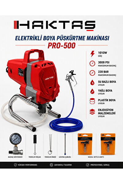 haktaş Elektrikli boya püskürtme makinesi