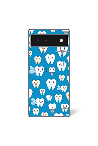 OEM Husa compatibila cu Google Pixel 6 Silicon Gel Tpu Model Dentist Pattern