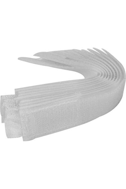 Vorel Bandă Velcro 150Mm, 10 Buc, Alb