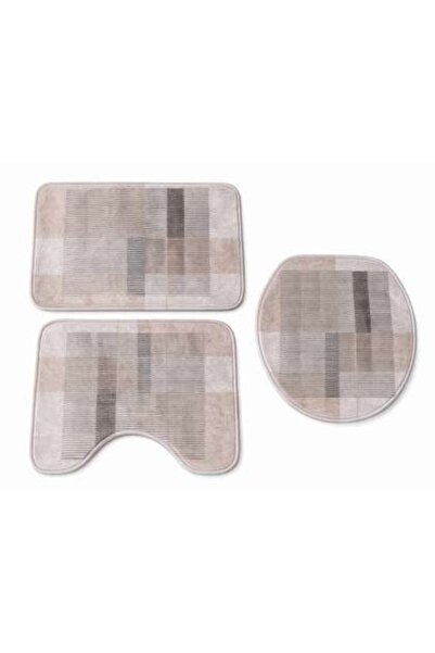 Romprofix Covorase Baie Flanel - 40x60/40x50/40x45cm / Dungi