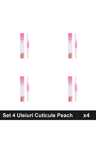 NAİLS Set 4 Uleiuri Cuticule Stilou Peach, Manichiură Profesională, Îngrijire...