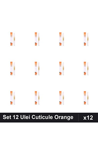 NAİLS Set 12 Ulei Cuticule Stilou Orange, Ingrijire Unghii Profesionala