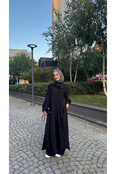 Nuvira Modal Kumaş Abaya Takım