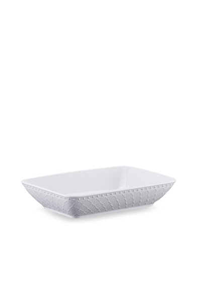 KORKMAZ İncila Collection 29 cm Kare Kayık Tabak A8534-9