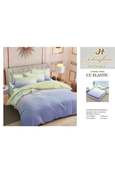 Pucioasa Lenjerie de pat Finet 6 piese cu elastic-T282