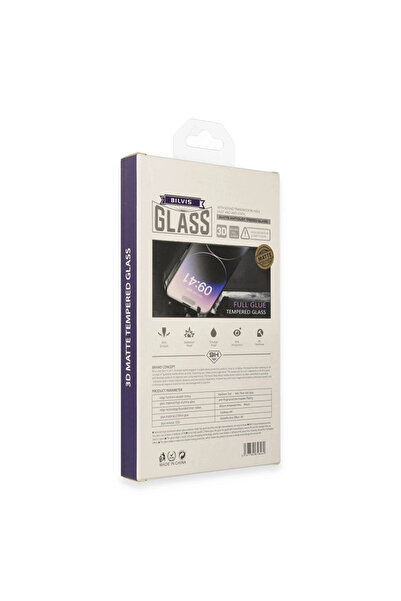 colezium واقي شاشة زجاجي غير لامع ثلاثي الأبعاد لهاتف iPhone 15 Pro Max Bilvis