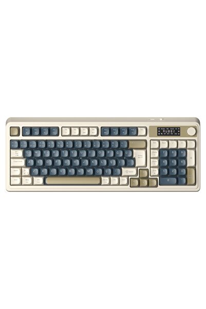 Aula S99 Pro Retro RGB Gaming Bluetooth 2.4GHz Type-C 3 Mod Kablosuz Makrolu ...