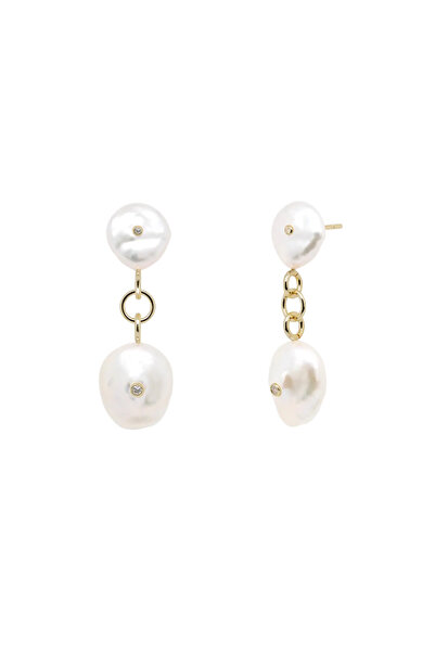 Lisa&Co. Cercei Argint Linked Gemstone