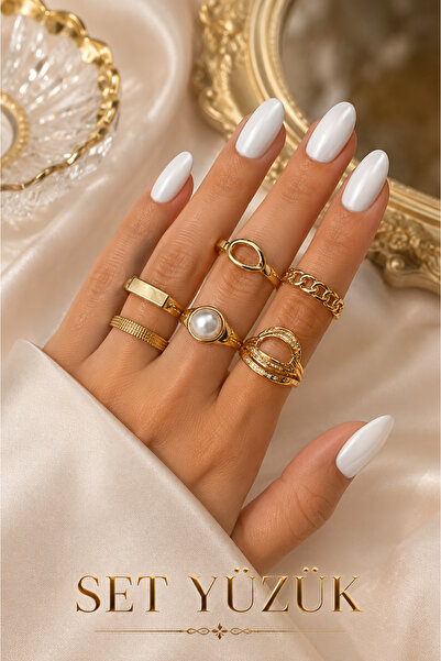 Jack Ferrero Gold Color Ring Set