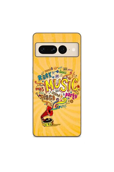 OEM Husa compatibila cu Google Pixel 8 Pro Silicon Gel Tpu Model Muzica la Gr...