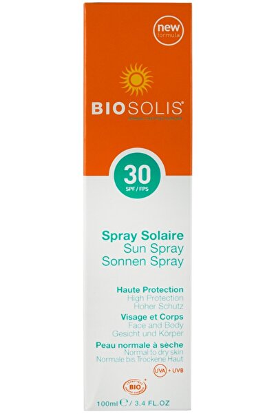 BIOSOLIS Spray de soare cu protectie solara, SPF 30+, 100ml