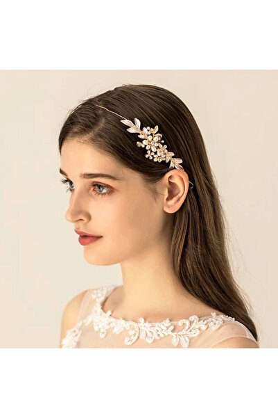 Raizel Accesoriu par modelator auriu, cu flori si frunze, Greek Princess