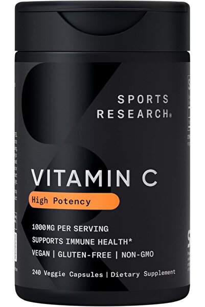 Sports Research , Vitamin C, 1,000 mg, 240 Veggie Capsules