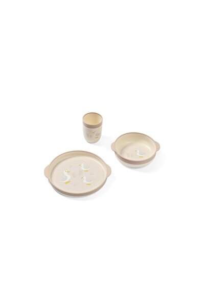 Babyono Set de hranire, BabyOno, Farmer, Contine farfurie, bol, canuta, Forme...