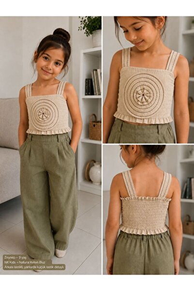nk kids CROP BLUZ