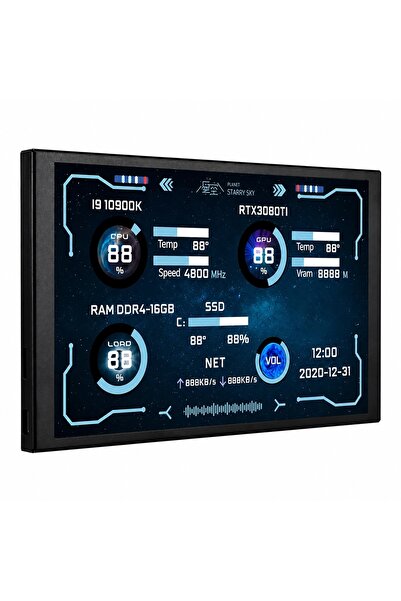 Meyer Gaming Turzx 8" PC Kasa İçi Akıllı Ekran