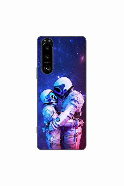 OEM Husa compatibila cu Sony Xperia 5 III Silicon Gel Tpu Model Astronauts Co...