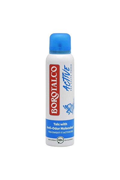 Vader Antiperspirant Deodorant, Borotalco, 150 ml Active,