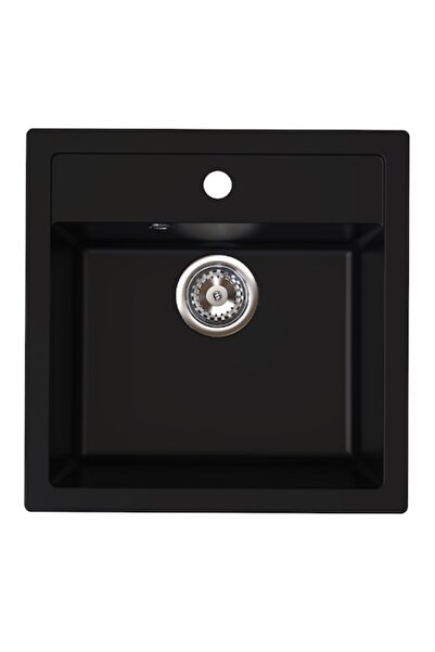 SanDonna ULGRANIT ULG 480 black granite composite sink