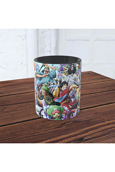 aknhediyelik One Piece Anime Tasarım Kupa - Hediyelik Kupa - Baskılı Kupa