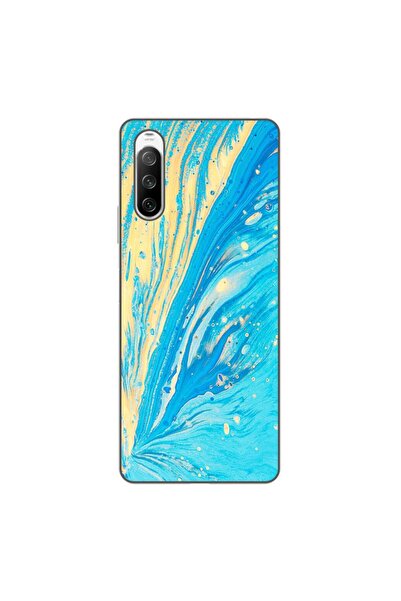 OEM Husa compatibila cu Sony Xperia 10 III Silicon Gel Tpu Model Aqua Bloom