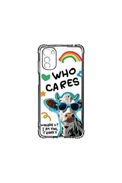 bestcase Αντικραδασμική Θήκη 1.5MM, Συμβατή με Motorola Moto E32s, Cool Cow -...