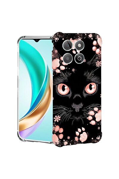 bestcase ¬Æ Husa Anti Shock Compatibila cu Honor 400 Smart / X7d, Black Cat, ...