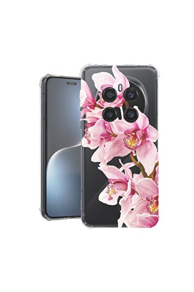 bestcase Husă Antișoc Compatibilă cu Honor Magic7 Pro, Florală - Orhidee Roz ...