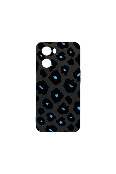 bestcase Λεπτή Θήκη Σιλικόνης 0.8MM, Συμβατή με OPPO A57s, Μπλε Σχέδιο Λεοπάρ...