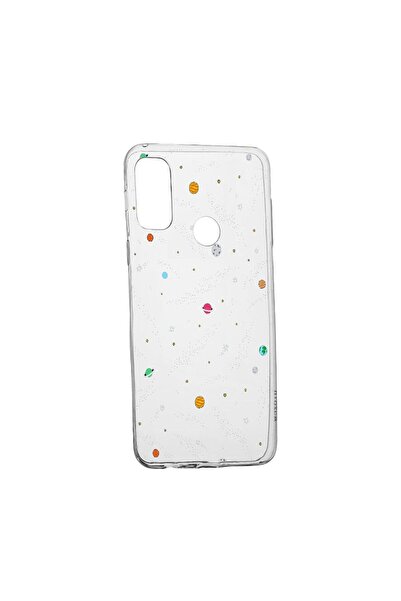 bestcase Husa Silicon Universe, Planets, Compatibila Cu Motorola Moto E40, re...