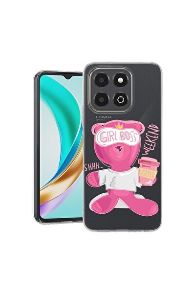 bestcase Θήκη για Honor X6b, BestCase® Διαφανής Σιλικόνη 2MM, Αρκουδάκι - Gri...