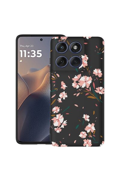 bestcase ¬Æ Husa TPU Ultra Slim Compatibila cu Motorola Edge 60 Pro, Floral -...