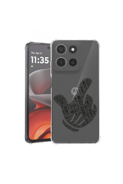 bestcase ¬Æ Husa pentru Motorola Moto G75, Anti Shock 1.5MM, Calligraphy Guan...