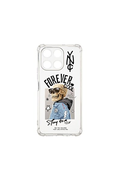 bestcase Θήκη Αντικραδασμική 1.5MM, Συμβατή με Honor X6a, Σχέδιο Σκελετού For...