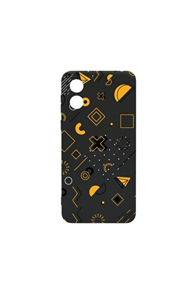 bestcase Λεπτή Θήκη Σιλικόνης 0.8MM, Συμβατή με Motorola Moto E14, Σύμβολα, Π...