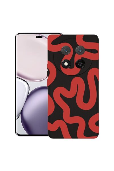bestcase Husă pentru Honor Magic 7 Lite, Silicon Premium Subțire 1.2MM, Linii...