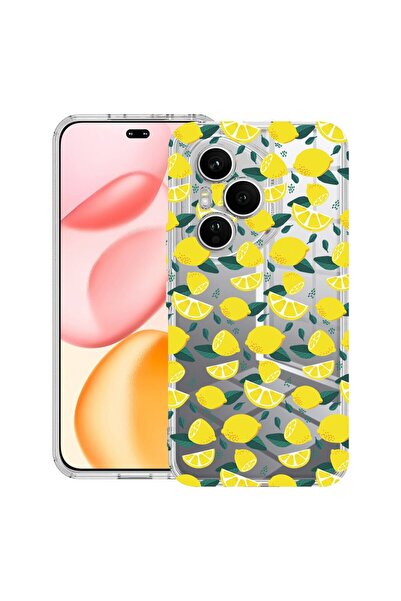 bestcase ¬Æ Husa Clear Silicon pentru Honor 400 Pro, Lemon Pattern, 2036424 T...