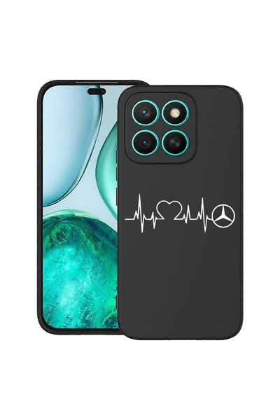 bestcase Калъф за Honor X8C, Обичам Мерцедес Бенц, Тънък силиконов 0.8ММ, Про...