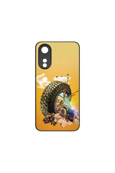 bestcase Тънък стъклен калъф, съвместим с OPPO A78 5G / A58 5G, Поддържа офро...