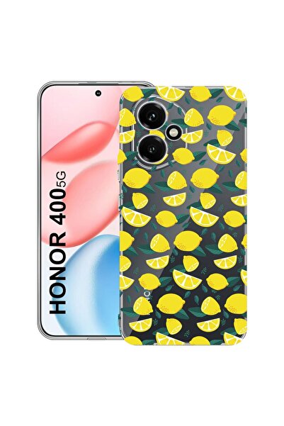 bestcase ¬Æ Husa Clear Silicon pentru Honor 400, Lemon Pattern, 2036423 T 1436