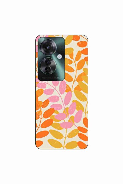 OEM Husa compatibila cu Oppo Reno11 F 5G Silicon Gel Tpu Model Summer Leaves