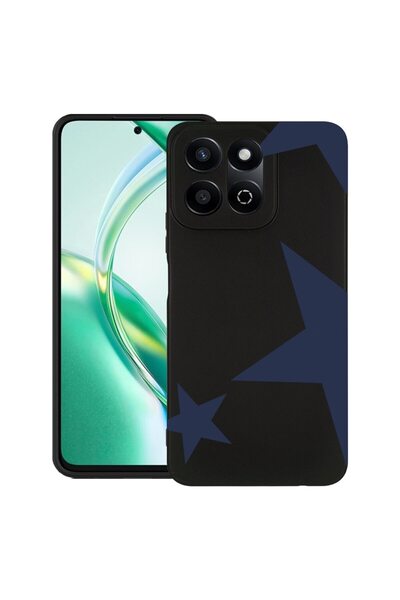 bestcase ¬Æ Husa pentru Honor 200 Smart, Slim Silicon, Retro Star, Protectie ...