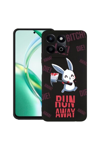 bestcase ¬Æ Husa pentru Honor 200 Smart, Slim Silicon, Run away!, Protectie c...