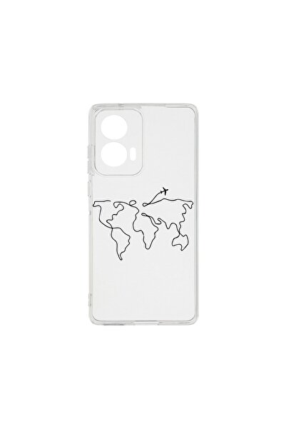 bestcase Husă transparentă din silicon de 2 mm, compatibilă cu Motorola Edge ...