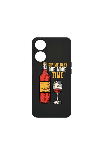 bestcase Λεπτή Θήκη Σιλικόνης 0.8MM, Συμβατή με OPPO A58 5G, Sip Me Baby, Ανθ...