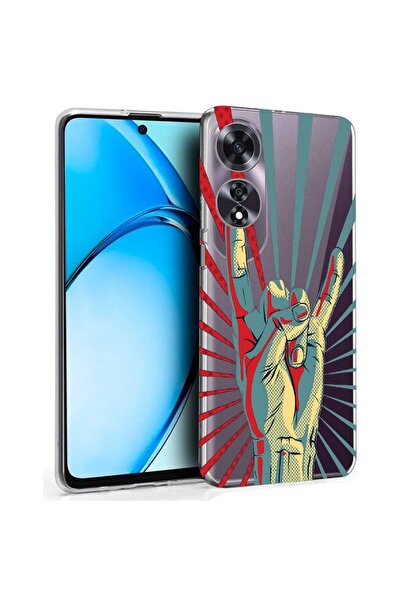 bestcase Θήκη για OPPO A60 4G, Διαφανής Σιλικόνη 2MM, Φεστιβάλ Ροκ, Αντικραδα...