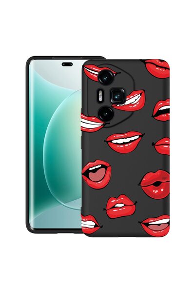 bestcase ¬Æ Husa pentru Honor 300 Pro / 300 Ultra cu Design Lips - Kiss Patte...
