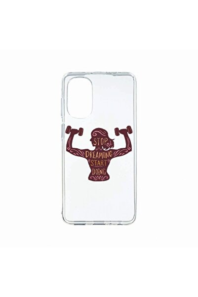 bestcase Θήκη σιλικόνης, Συμβατή με Motorola Moto G62 5G, Σταμάτα να ονειρεύε...