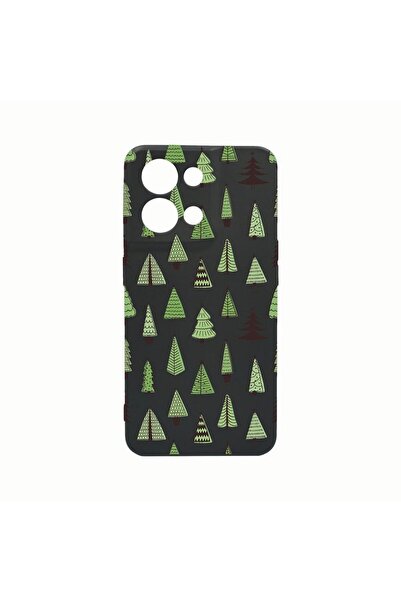 bestcase Husa Silicon, Compatibila cu Oppo Reno8 Pro, Christmas Tree Shapes, ...